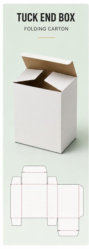 Tuck End Box folding carton style